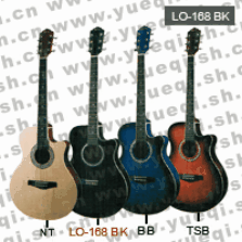 红棉牌LO-168 BK椴木夹板枫木指板琴马40寸黑色民谣吉他